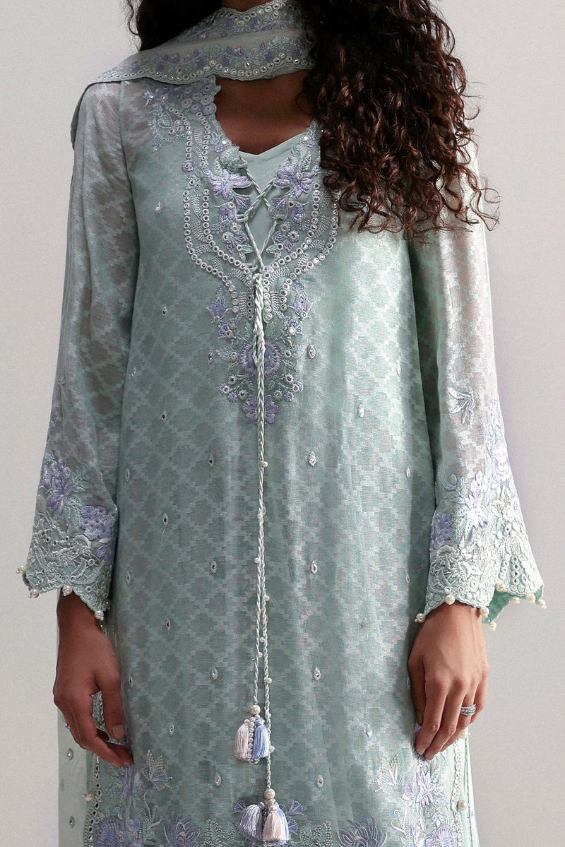 Afrozeh | Slate Ready to Wear | Elysia by Afrozeh - Designer Dress  - Type : Ladies Clothes - Available at Libayah - 100% Original 