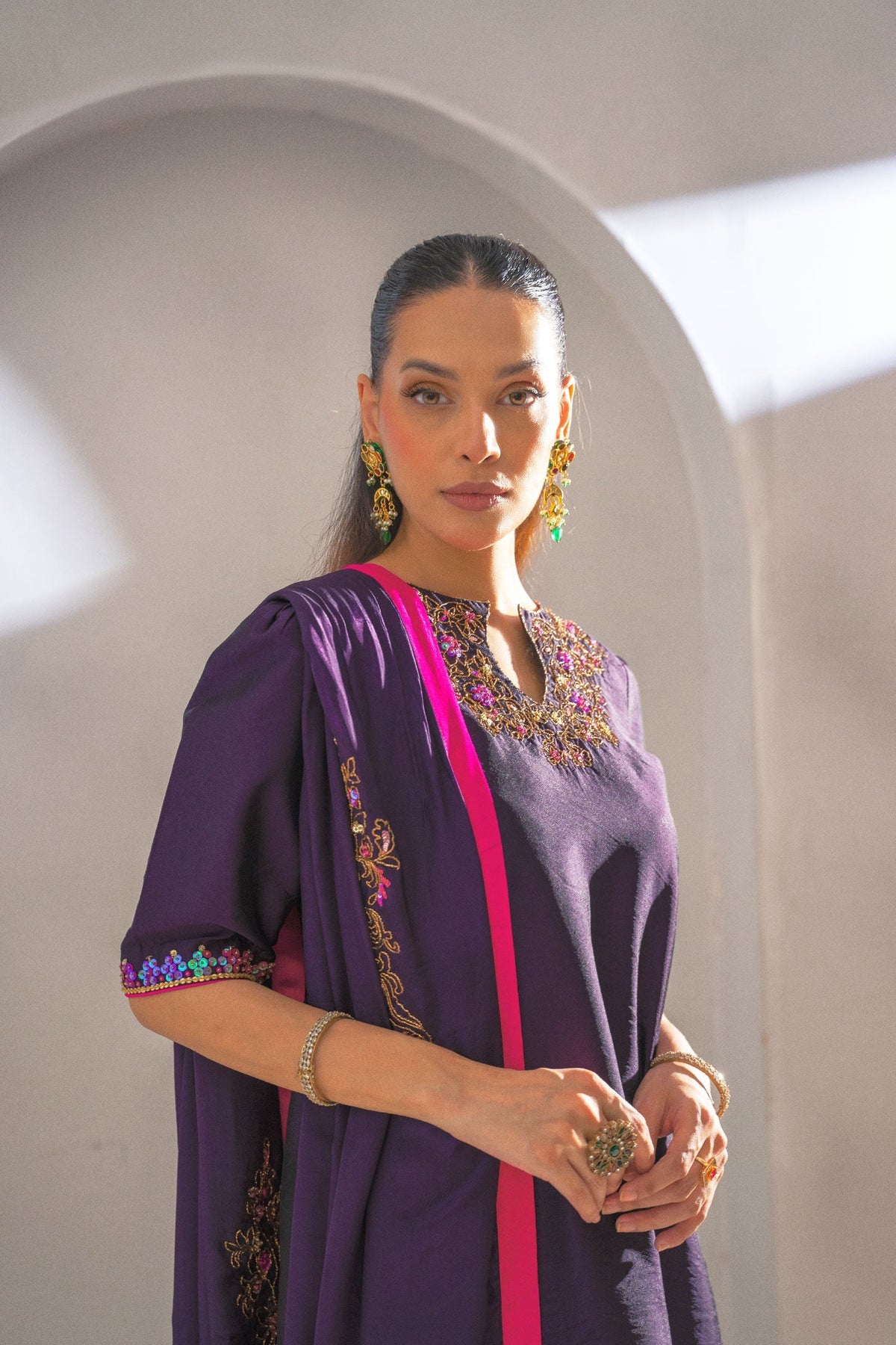 Fozia Khalid | Dilkash Festive Wear 25 | Zarqash by Fozia Khalid - Designer Dress - Type : Ladies Clothes - Available at Libayah - 100% Original 