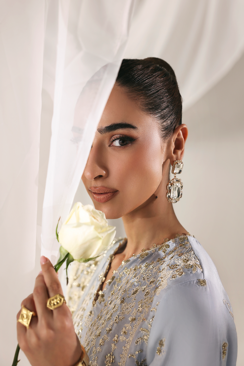 Emaan Adeel | Serein Luxe Silk | OPULENT OASIS by Emaan Adeel - Designer Dress  - Type : Ladies Clothes - Available at Libayah - 100% Original 