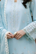 Farasha | Summer Weaves Embroidered Lawn | Sky Haze by Farasha - Designer Dress - Type: Ladies Clothes - Available at Libayah - 100% Original