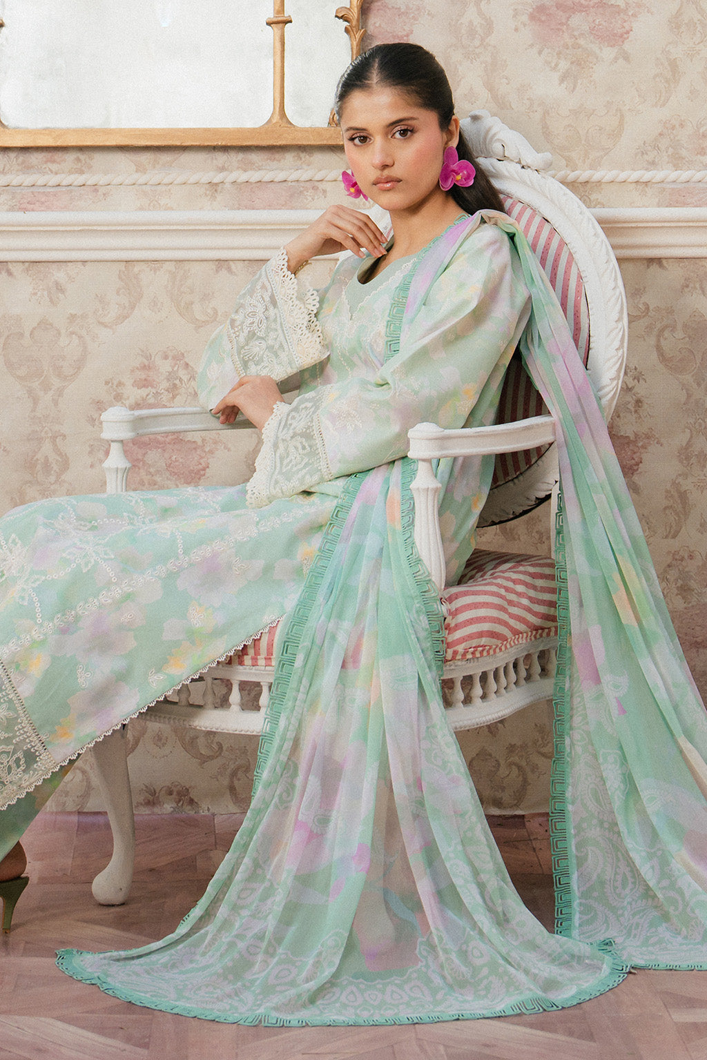 Ayzel | Armelia Printed Lawn 25 | Liora by Ayzel - Designer Dress - Type: Ladies Clothes - Available at Libayah - 100% Original