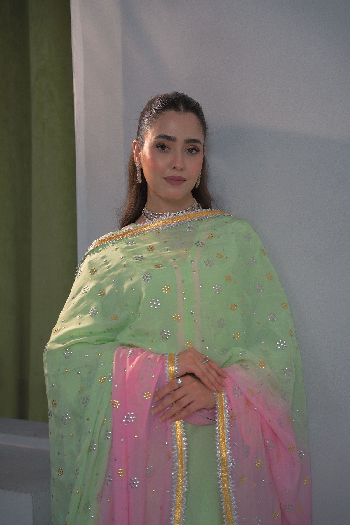 Fozia Khalid | Dilkash Festive Wear 25 | Alaya by Fozia Khalid - Designer Dress - Type : Ladies Clothes - Available at Libayah - 100% Original 