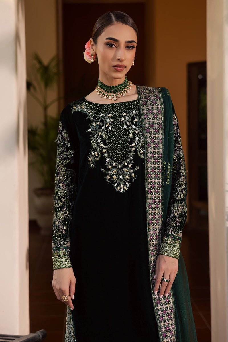 Nureh | Maya Velvet | NW-115 by Nureh - Designer Dress  - Type : Ladies Clothes - Available at Libayah - 100% Original 