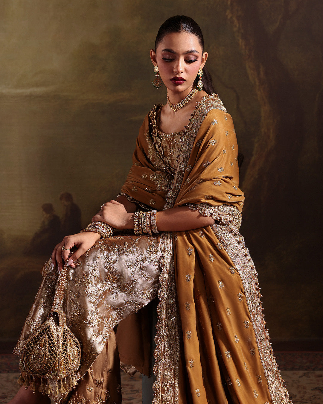 Faiza Saqlain | Zaeva Wedding Formals | Reit by Faiza Saqlain - Designer Dress  - Type : Ladies Clothes - Available at Libayah - 100% Original 