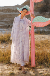 Emaan adeel | Sunlit Groove Luxury Lawn 26 | SUNLIT SWAY by Emaan Adeel - Designer Dress  - Type : Ladies Clothes - Available at Libayah - 100% Original 