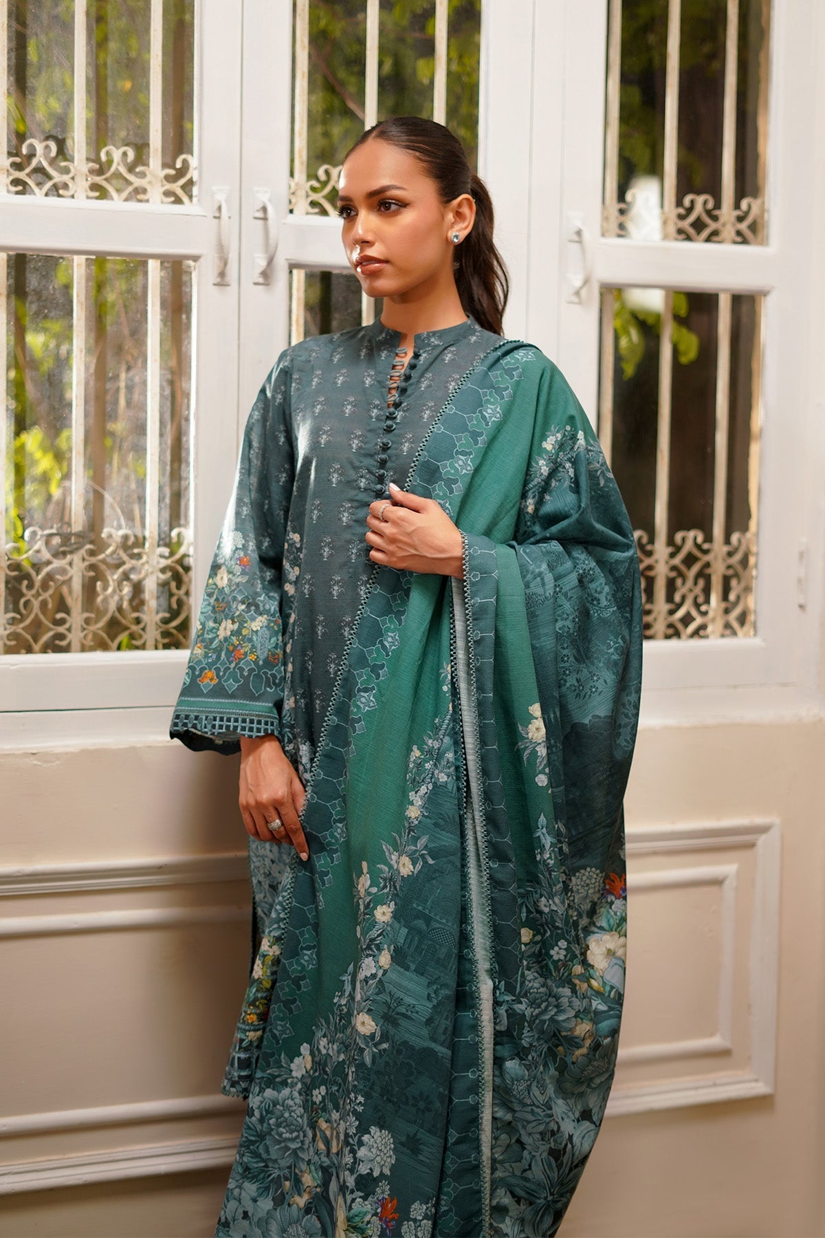 Sahar | Autumn Winter 2024 | Green Elixir by Sahar - Designer Dress - Type: Ladies Clothes - Available at Libayah - 100% Original
