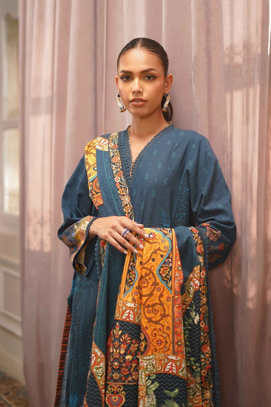 Sahar | Autumn Winter 2024 | Evergreen Charm by Sahar - Designer Dress - Type: Ladies Clothes - Available at Libayah - 100% Original