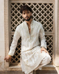 Pakistani Menswear | Faiza Saqlain | Bishr by Faiza Saqlain - Designer Dress - Type: MensWear - Available at Libayah - 100% Original