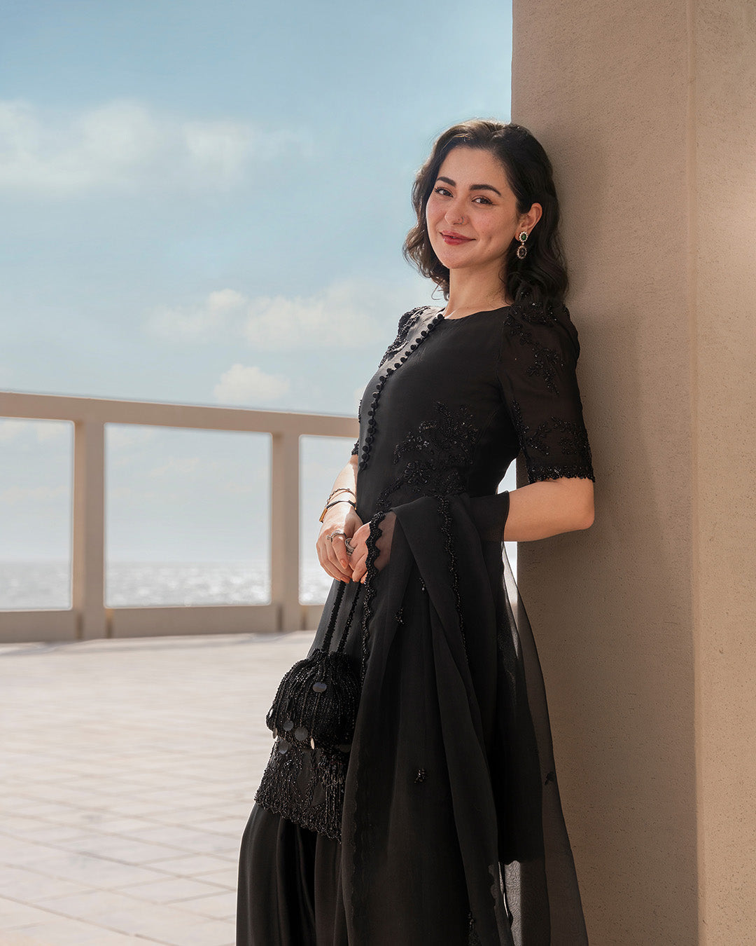 Faiza Saqlain | Reina Luxe | Temirah by Faiza Saqlain - Designer Dress  - Type : Ladies Clothes - Available at Libayah - 100% Original 