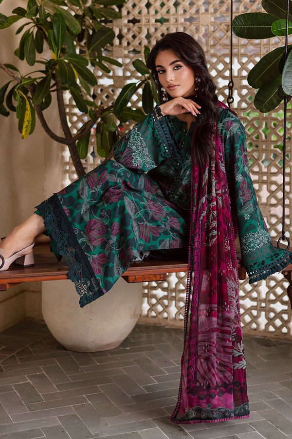 Nureh | Signature Printed Linen | SP-163 by Nureh - Designer Dress  - Type : Ladies Clothes - Available at Libayah - 100% Original 