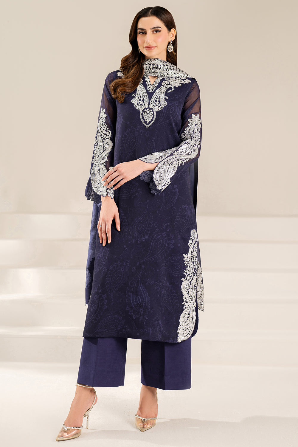 Farasha | Fiorella Formals | Blue Dazzle by Farasha - Designer Dress  - Type : Ladies Clothes - Available at Libayah - 100% Original 
