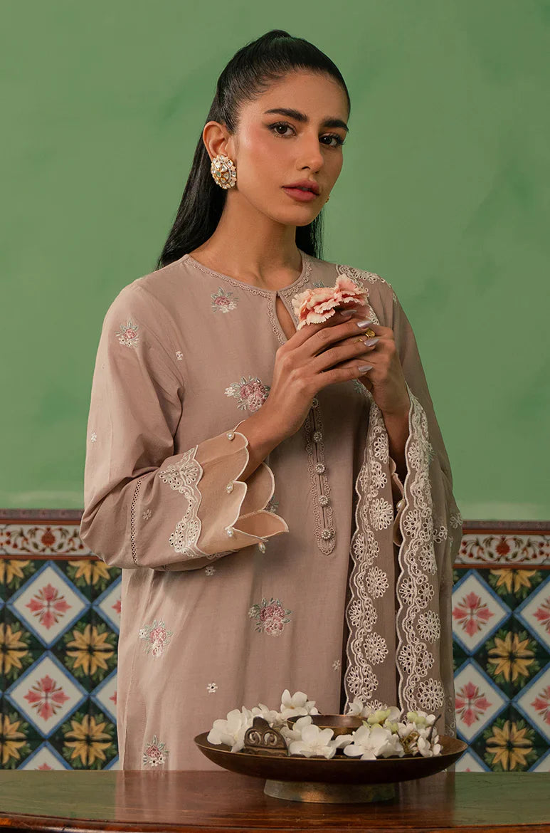 Cross Stitch | Mahiri Embroidered Collection | SUMMER BLOOM by Cross Stitch - Designer Dress - Type: Ladies Clothes - Available at Libayah - 100% Original