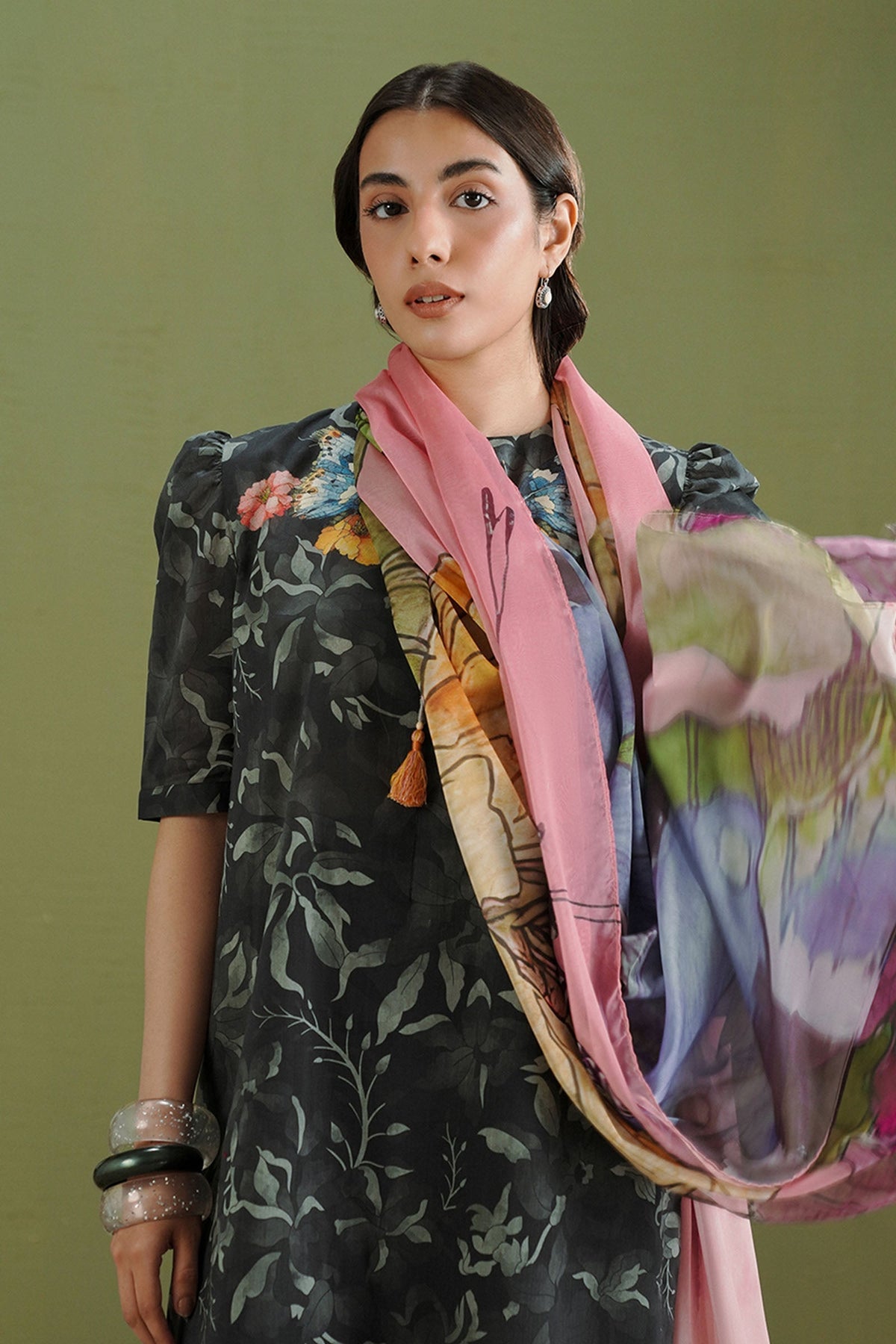 Zara Shahjahan | Coco Prints 26 | Gece-5B - Designer Dress - Type : Ladies Clothes - Available at Libayah - 100% Original