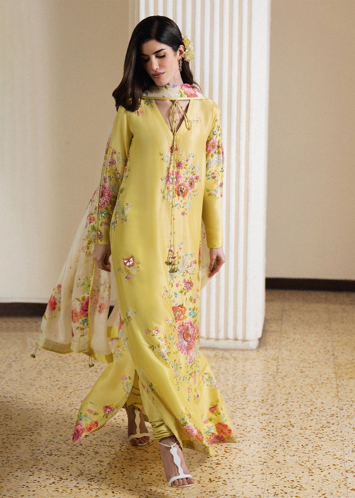 Hussain Rehar | Luxury Pret 26 | Rose Aura - Designer Dress - Type : Ladies Clothes - Available at Libayah - 100% Original