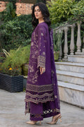 Farasha | Summer Weaves Embroidered Lawn | Raven Plum by Farasha - Designer Dress - Type: Ladies Clothes - Available at Libayah - 100% Original