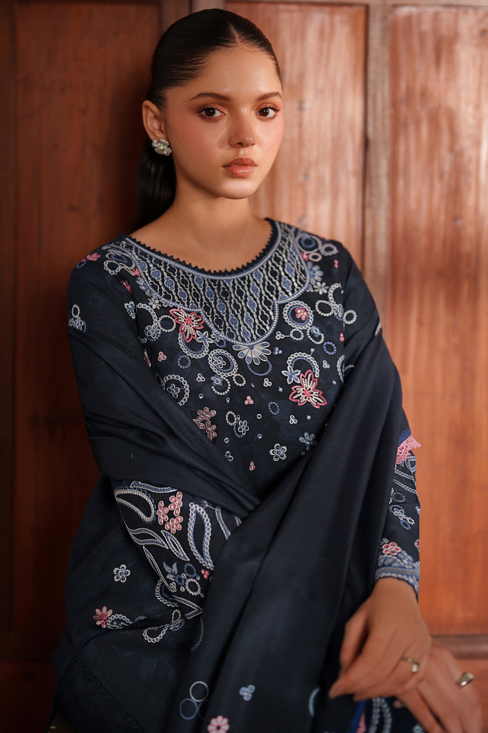 Farasha | Meline Premium Viscose 25 | Night Oak by Farasha - Designer Dress  - Type : Ladies Clothes - Available at Libayah - 100% Original 