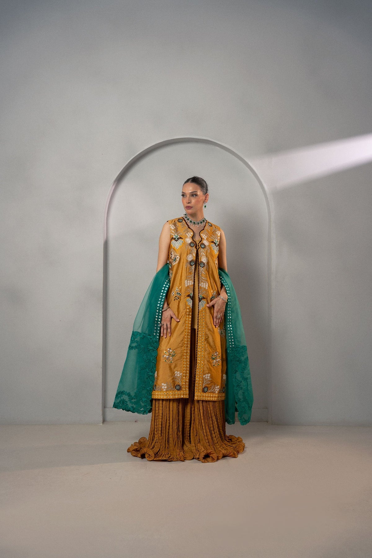 Fozia Khalid | Dilkash Festive Wear 25 | Mehr by Fozia Khalid - Designer Dress - Type : Ladies Clothes - Available at Libayah - 100% Original 