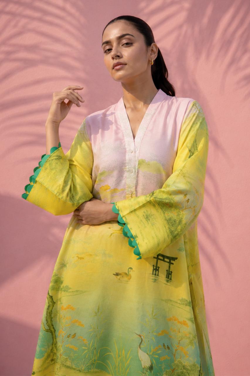 Sania Maskatiya | Summer Festive 26 | Yashal by Sania Maskatiya - Designer Dress  - Type : Ladies Clothes - Available at Libayah - 100% Original 