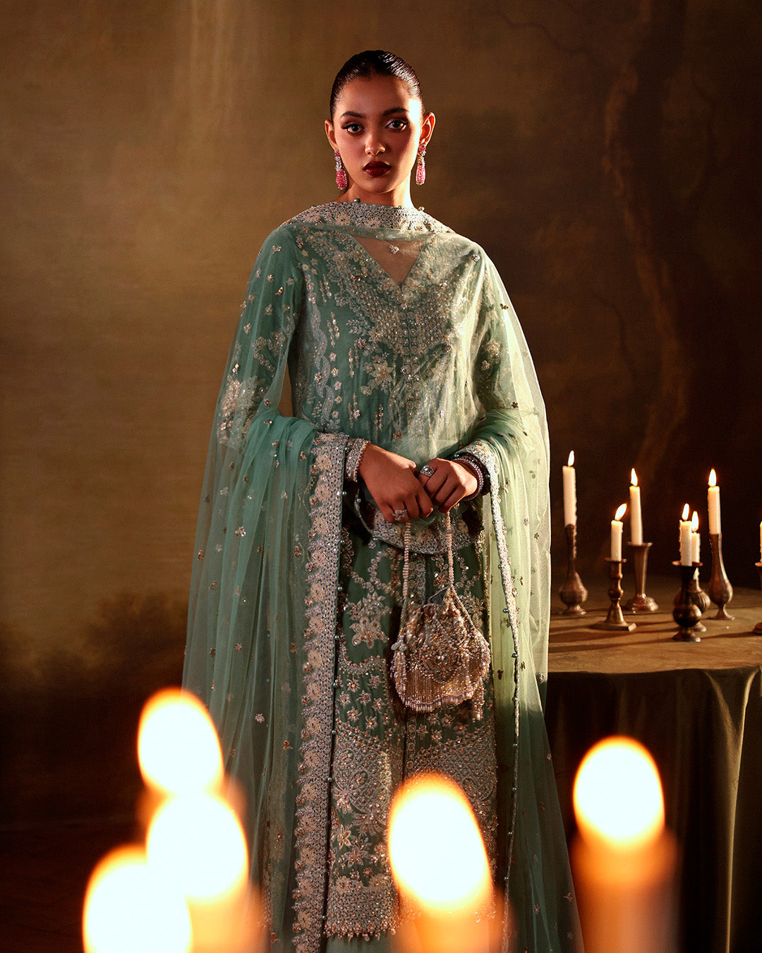 Faiza Saqlain | Zaeva Wedding Formals | Lexine by Faiza Saqlain - Designer Dress  - Type : Ladies Clothes - Available at Libayah - 100% Original 