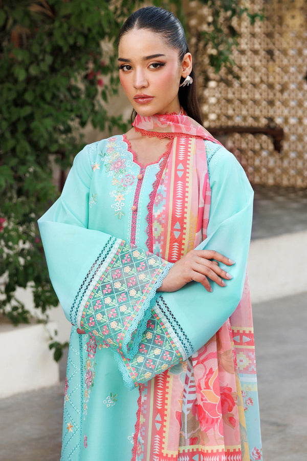 Farasha | Summer Weaves Embroidered Lawn | Ocean Veil by Farasha - Designer Dress - Type: Ladies Clothes - Available at Libayah - 100% Original
