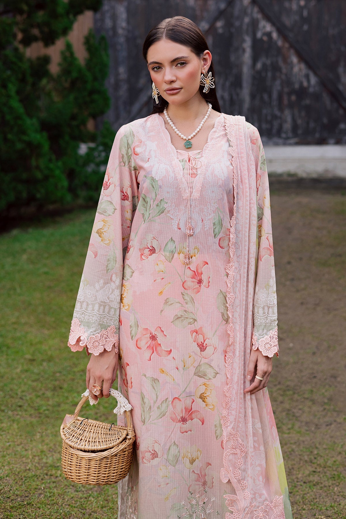 Nureh | Gardenia Lawn 26 | NSG-208 by Nureh - Designer Dress  - Type : Ladies Clothes - Available at Libayah - 100% Original 