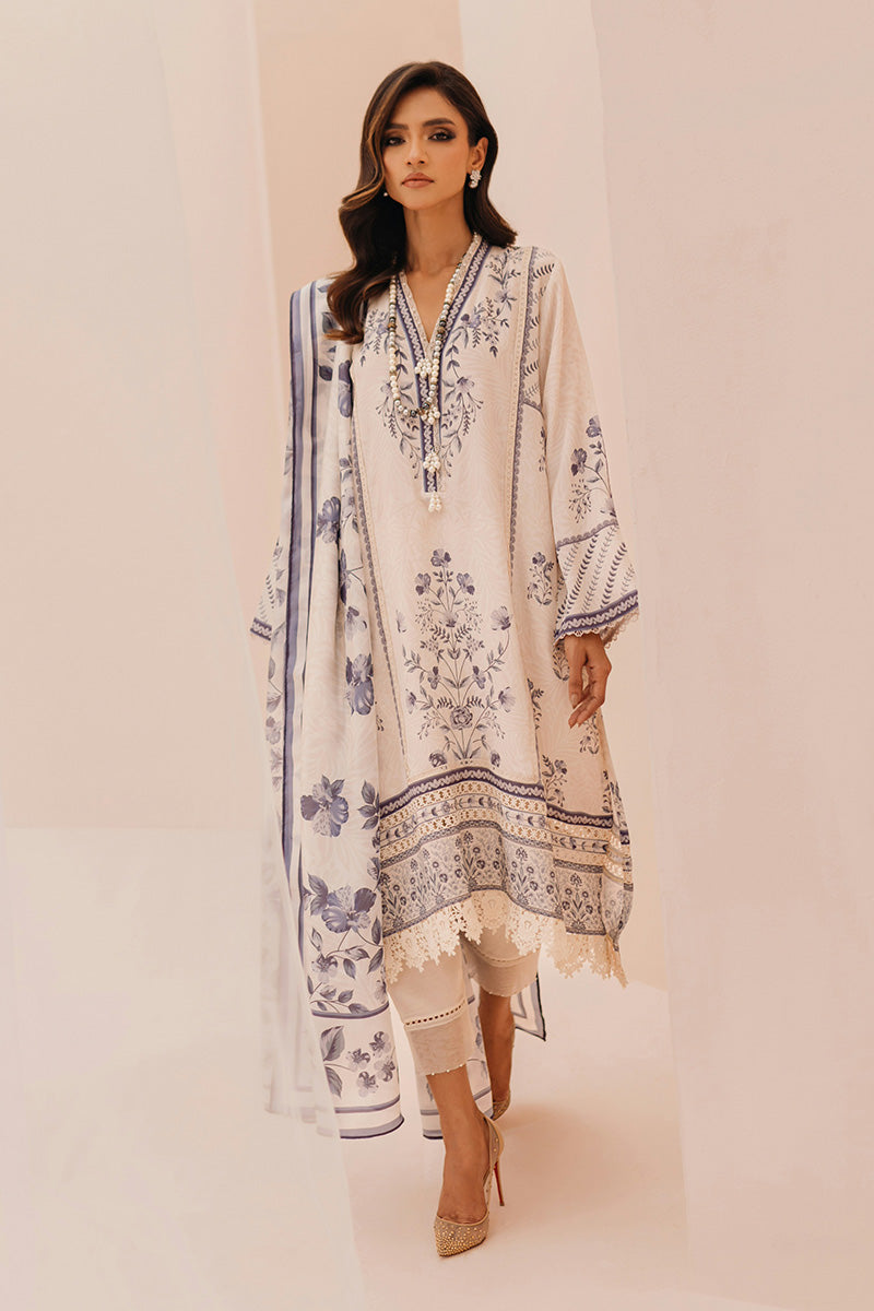 Mina Hasan | Signature Pret | Blue Hue - by Libayah - Registered Vendor of : Mina Hasan - 100% Original Designer Dress