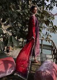 Hussain Rehar | Kalabagh Luxury Lawn 26 | Nihdi by Hussain Rehar - Designer Dress  - Type : Ladies Clothes - Available at Libayah - 100% Original 