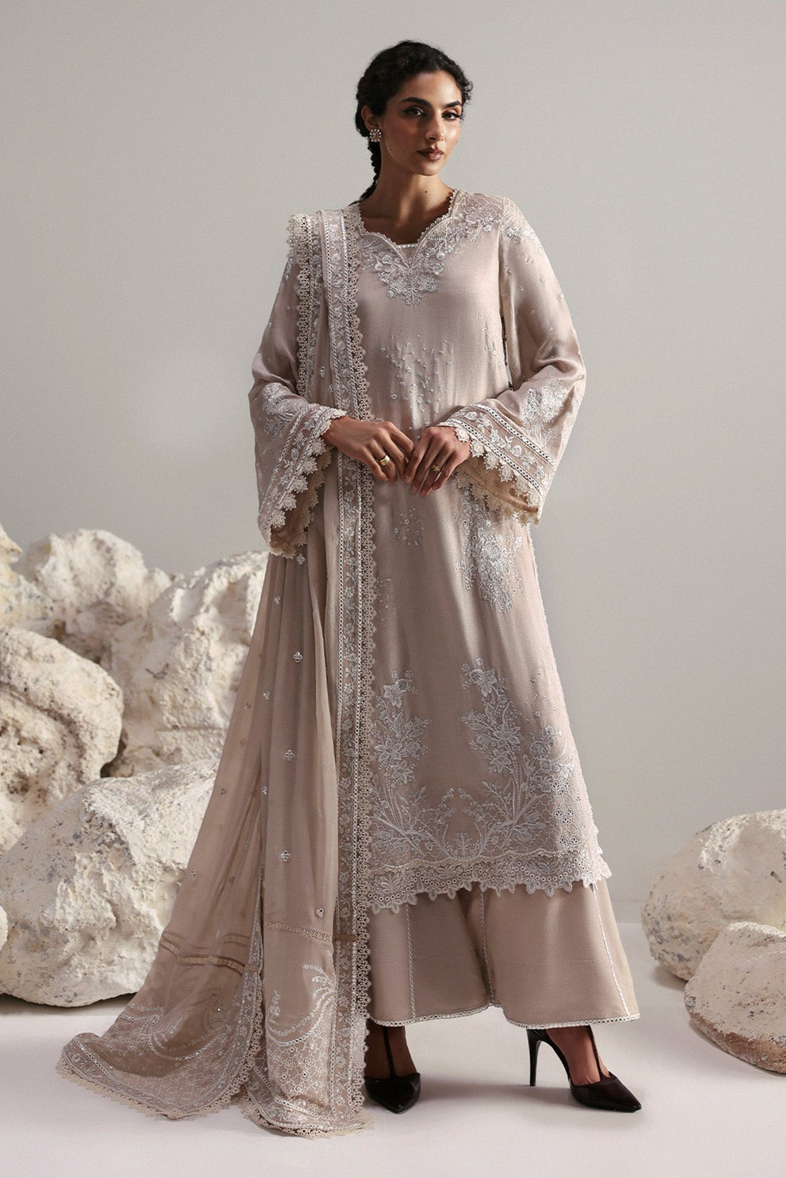 Afrozeh | Slate Ready to Wear | Xavian by Afrozeh - Designer Dress  - Type : Ladies Clothes - Available at Libayah - 100% Original 