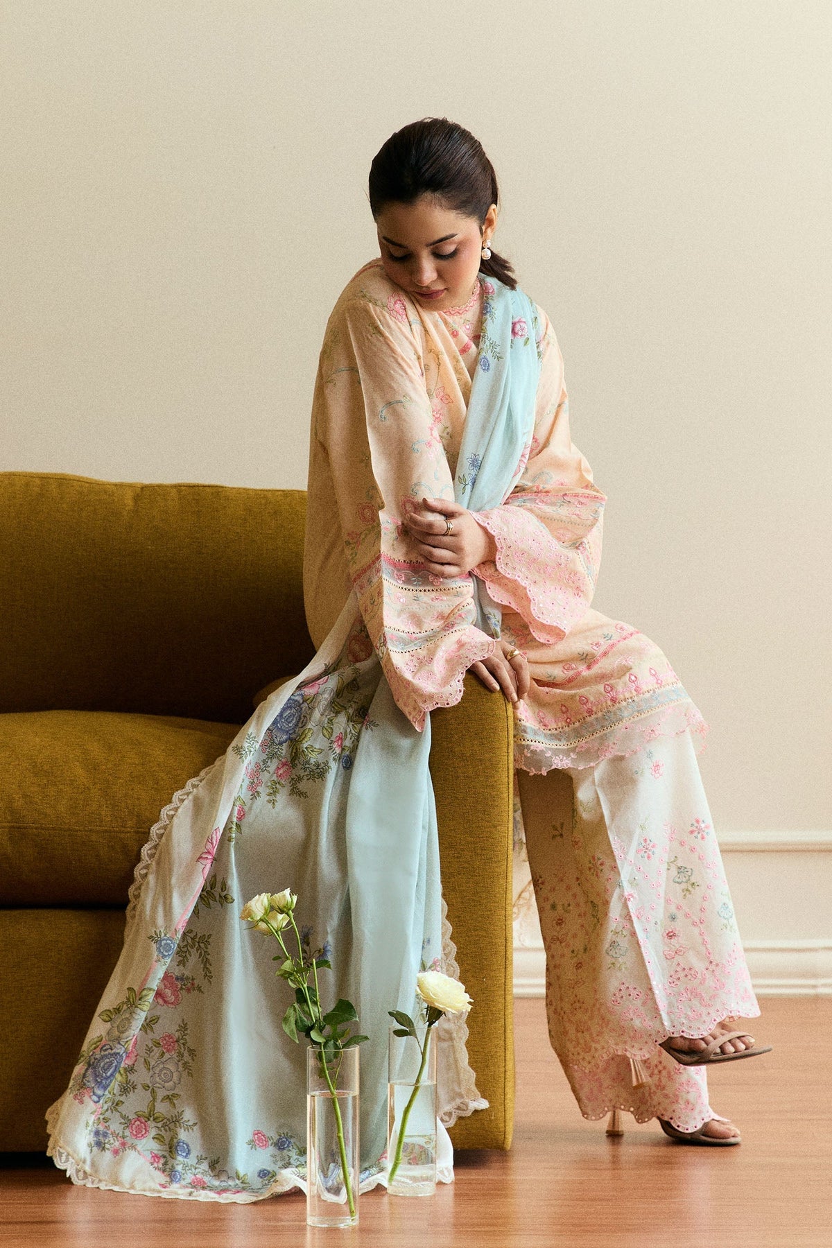 Zara Shahjahan | Coco Eid Edit | Lumen-D7 by Zara Sahjahan - Designer Dress - Type: Ladies Clothes - Available at Libayah - 100% Original