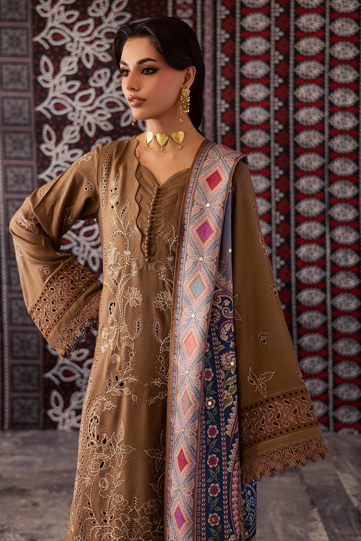 Nureh | Bazaar Luxe 25 | NE-205 by Nureh - Designer Dress  - Type : Ladies Clothes - Available at Libayah - 100% Original 