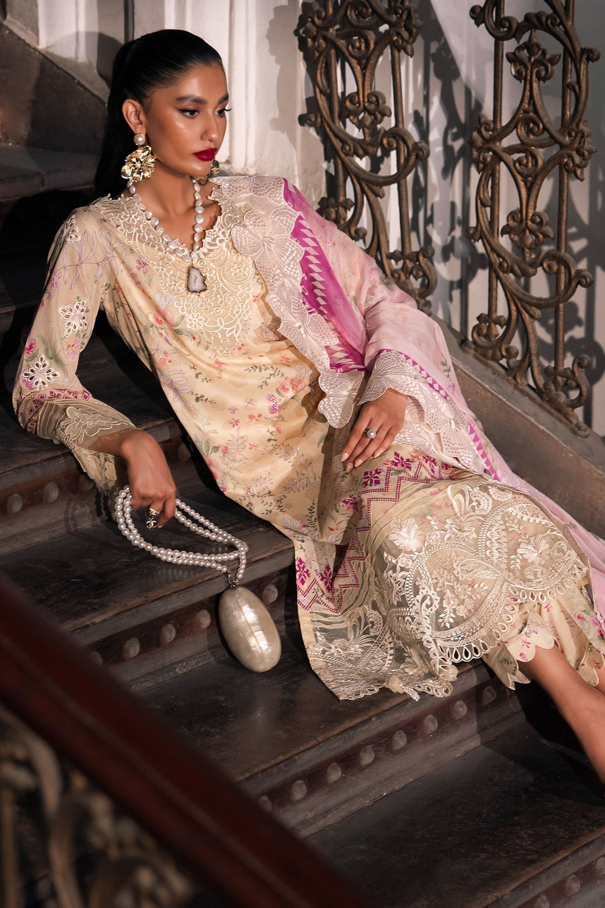 Nureh | Glam Girl Lawn | GL-14 by Nureh - Designer Dress - Type: Ladies Clothes - Available at Libayah - 100% Original