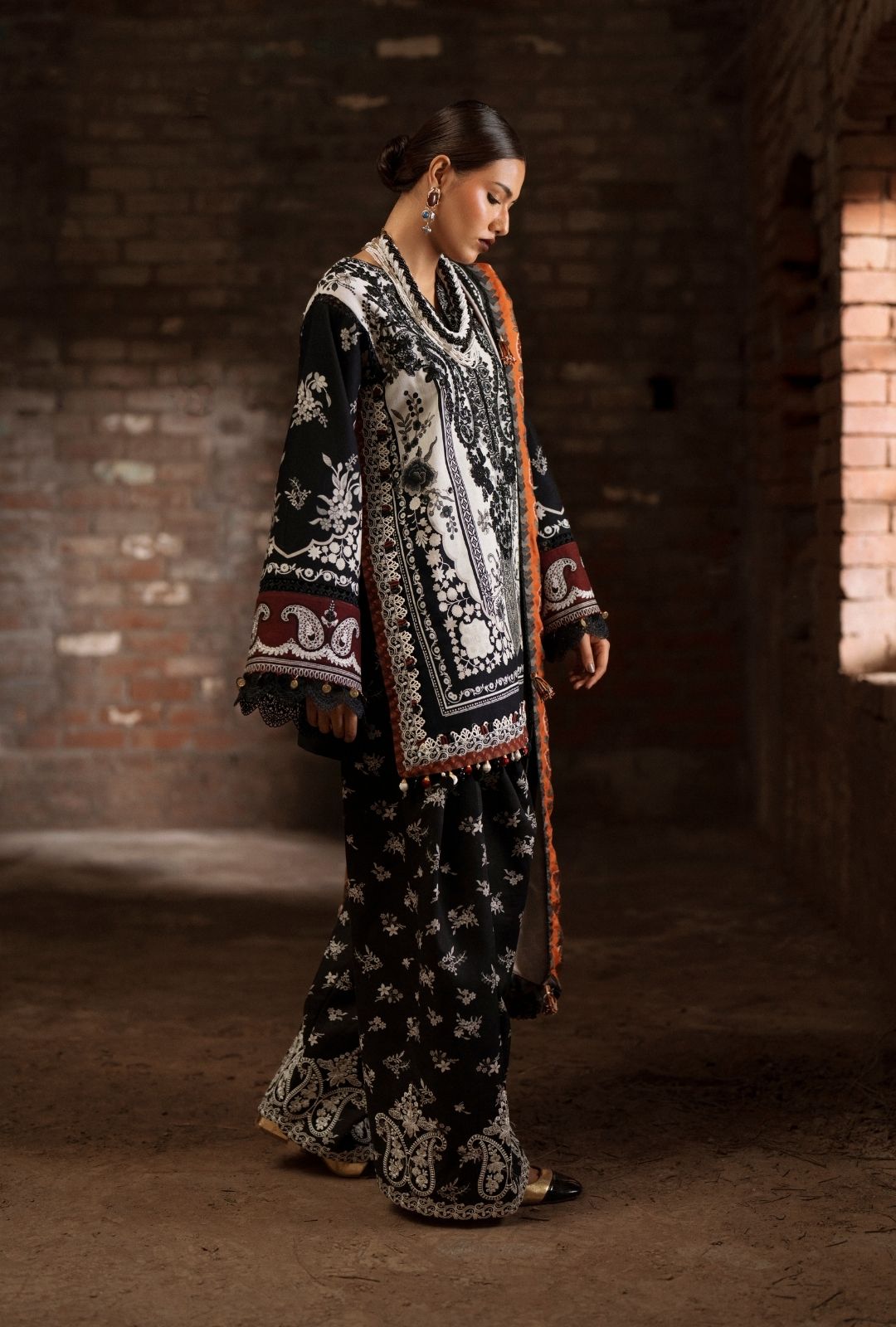 AJR Couture | Sard Sham | Makhmal by AJR Couture - Designer Dress - Type : Ladies Clothes - Available at Libayah - 100% Original 