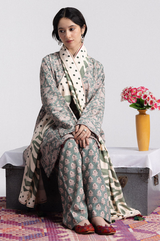 Zara ShahJahan | Coco Prints Winter 26 | Elowen-7A by Zara ShahJahan - Designer Dress  - Type : Ladies Clothes - Available at Libayah - 100% Original 