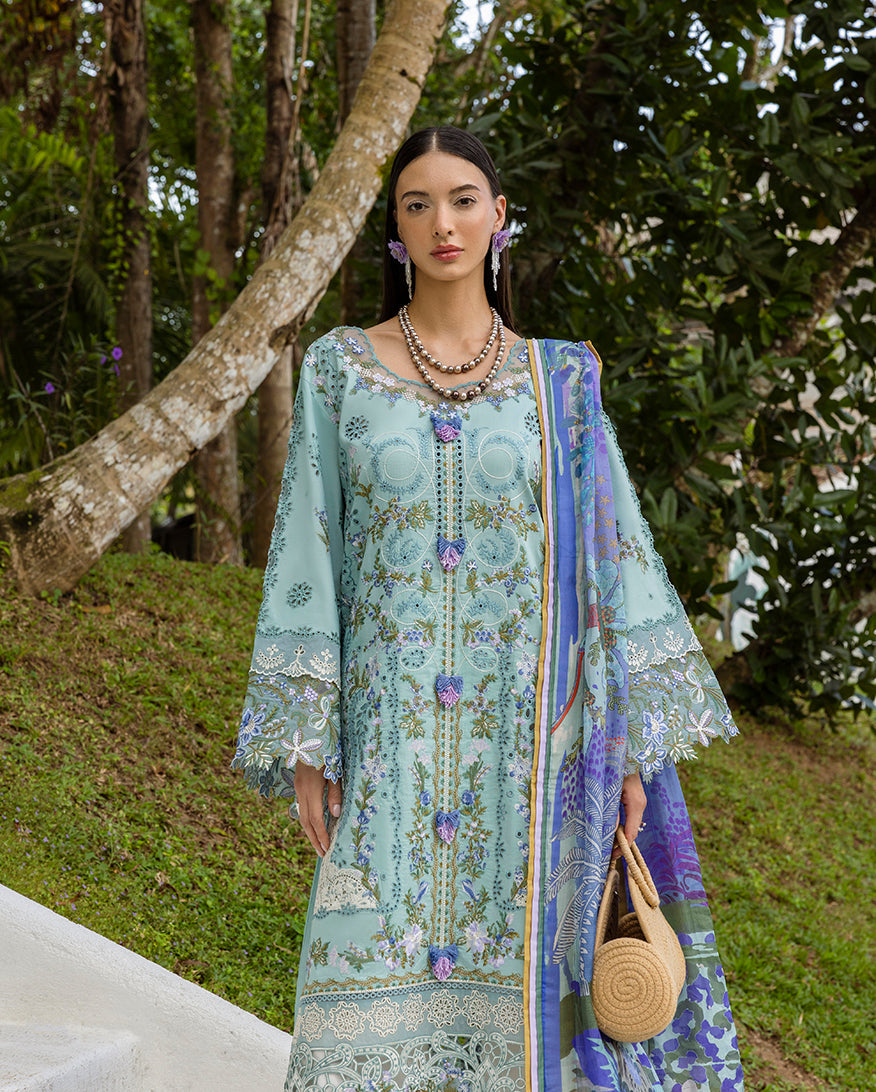 Esmel | Mon Tresor Luxe Lawn 26 | Memento Vivere by Esmel - Designer Dress - Type : Luxury Dress - Available at Libayah - 100% Original