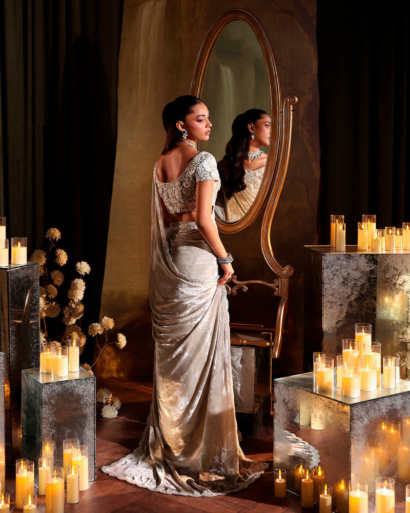 Faiza Saqlain | Zaeva Wedding Formals | Zahavah by Faiza Saqlain - Designer Dress  - Type : Ladies Clothes - Available at Libayah - 100% Original 