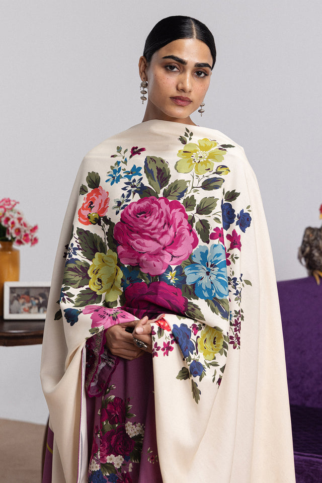 Zara ShahJahan | Coco Prints Winter 26 | Katya-9A by Zara ShahJahan - Designer Dress  - Type : Ladies Clothes - Available at Libayah - 100% Original 