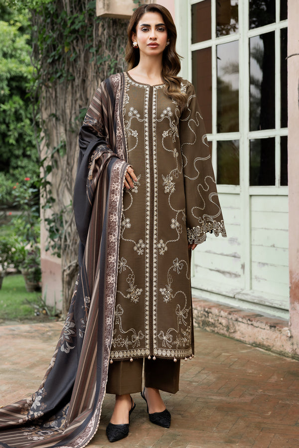 Farasha | Eminence Khaddar 25 | Stonepetal by Farasha - Designer Dress - Type : Ladies Clothes - Available at Libayah - 100% Original 