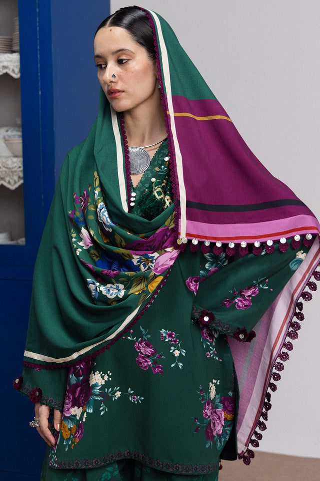 Zara ShahJahan | Coco Prints Winter 26 | Katya-9B by Zara ShahJahan - Designer Dress  - Type : Ladies Clothes - Available at Libayah - 100% Original 