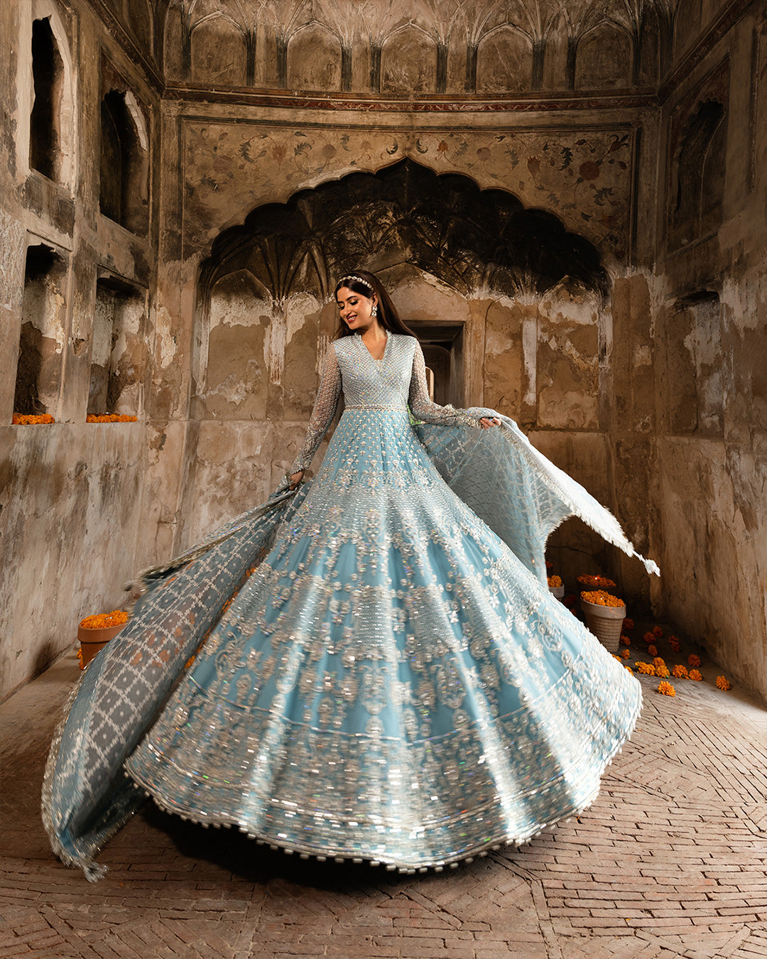 Faiza Saqlain | Nira Festive | Hana by Faiza Saqlain - Designer Dress  - Type : Wedding Dress - Available at Libayah - 100% Original 