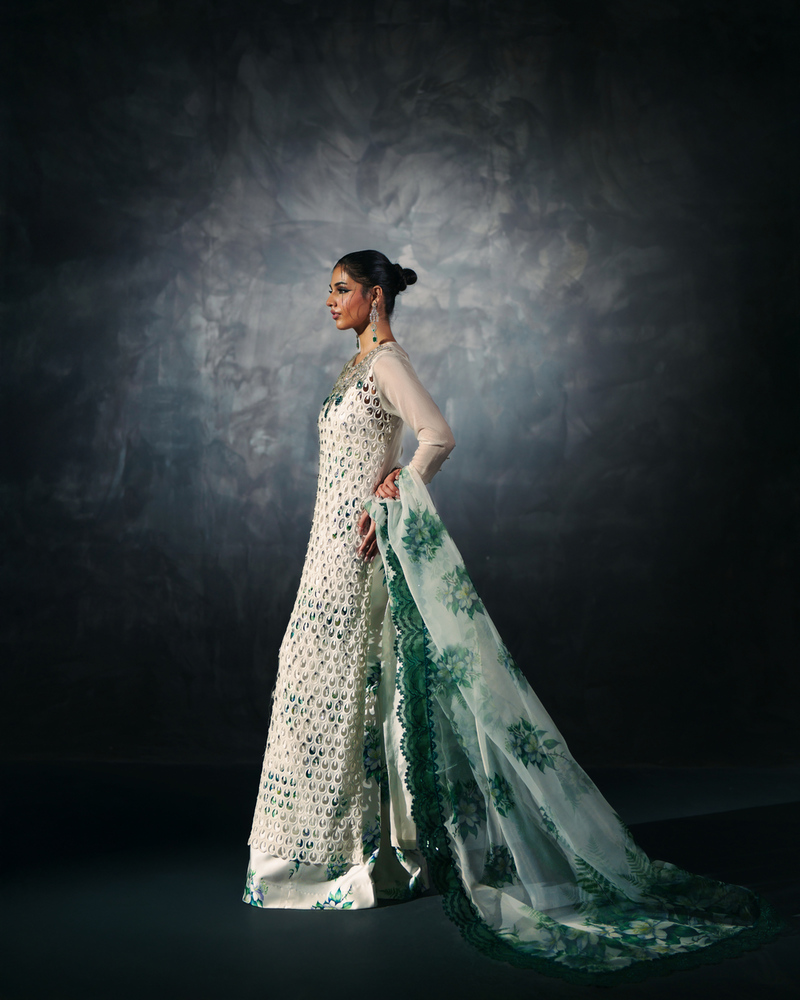 Vasal | Zyra Luxe Pret 26 | Emerald Whisper by Vasal - Designer Dress  - Type : Ladies Clothes - Available at Libayah - 100% Original 