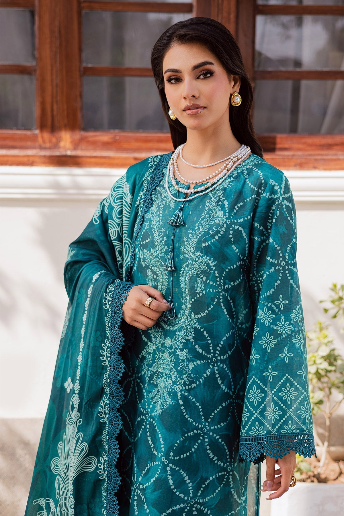 Afrozeh | Basic Pret 26 RTW | NACRE by Afrozeh - Designer Dress  - Type : Ladies Clothes - Available at Libayah - 100% Original 