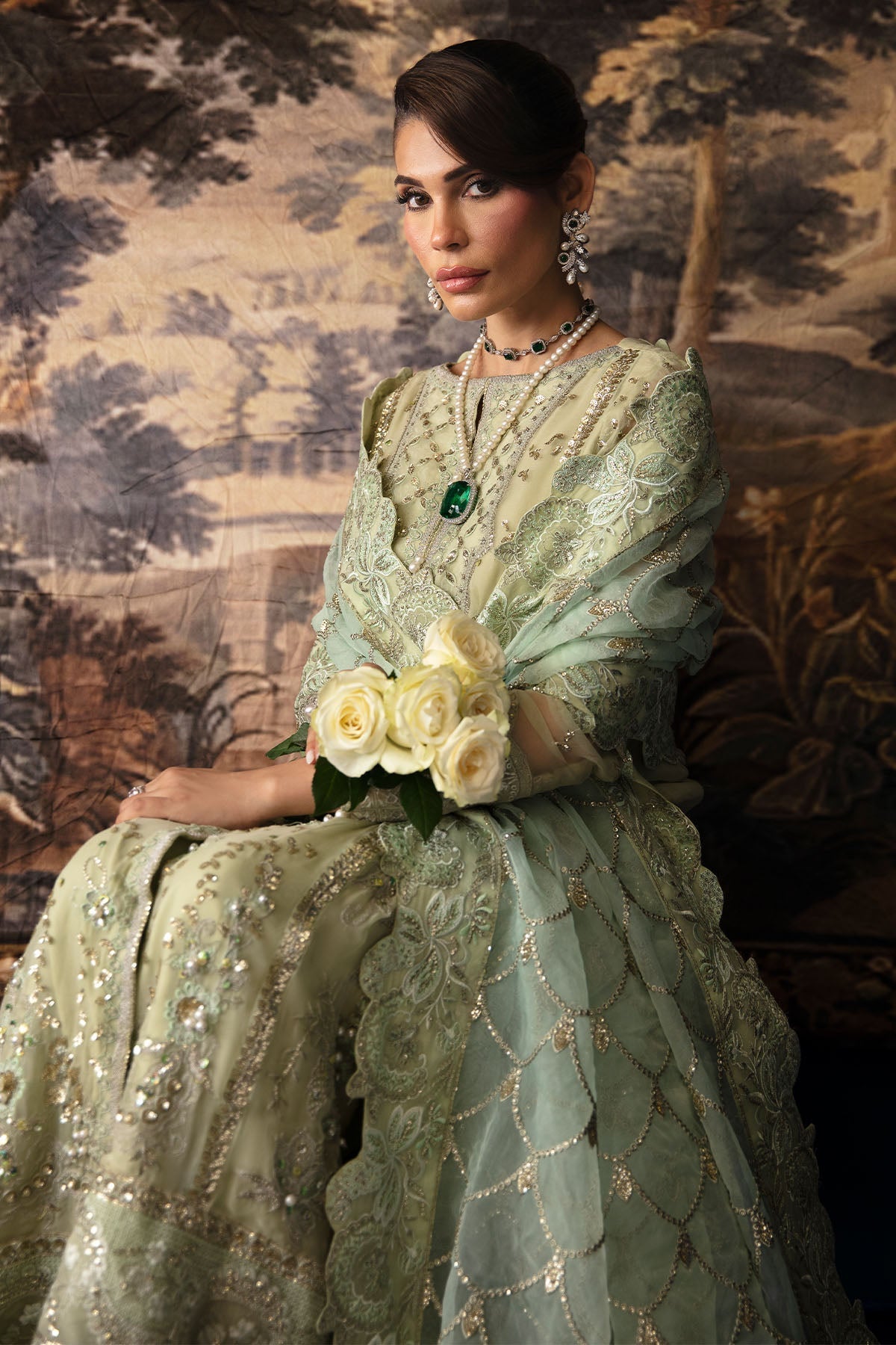 Nureh | Elanora Formal 24 | NEL-50-Meadow by Nureh - Designer Dress - Type: Ladies Clothes - Available at Libayah - 100% Original