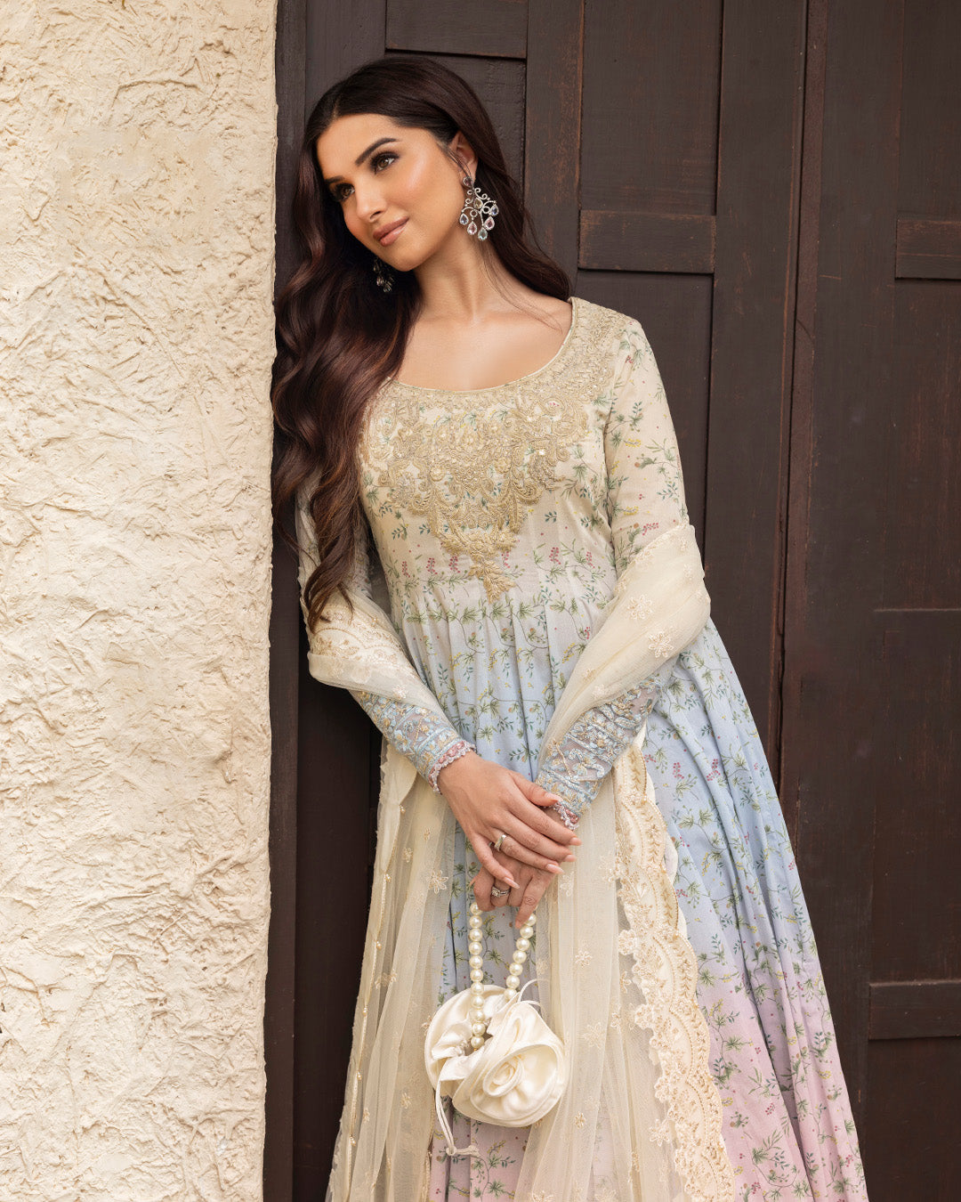 Faiza Saqlain | Zinnia Lawn 25 | Freesia by Faiza Saqlain - Designer Dress - Type: Ladies Clothes - Available at Libayah - 100% Original