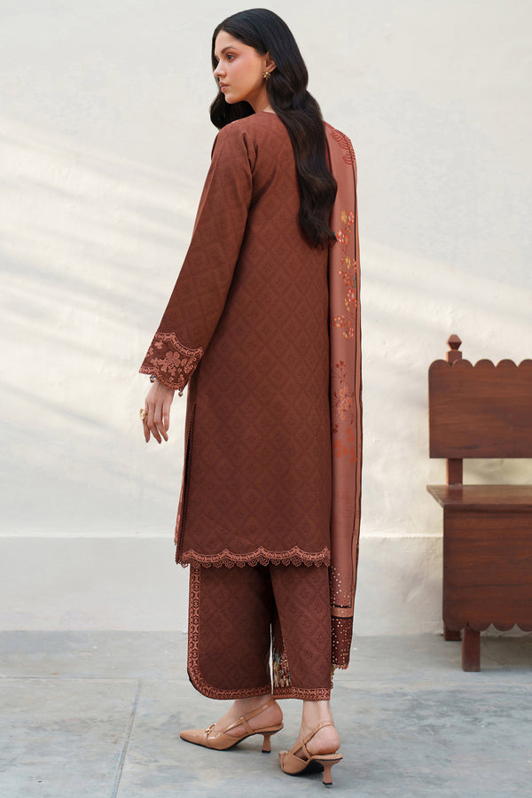 Farasha | Meline Premium Viscose 25 | Brown Clay by Farasha - Designer Dress  - Type : Ladies Clothes - Available at Libayah - 100% Original 