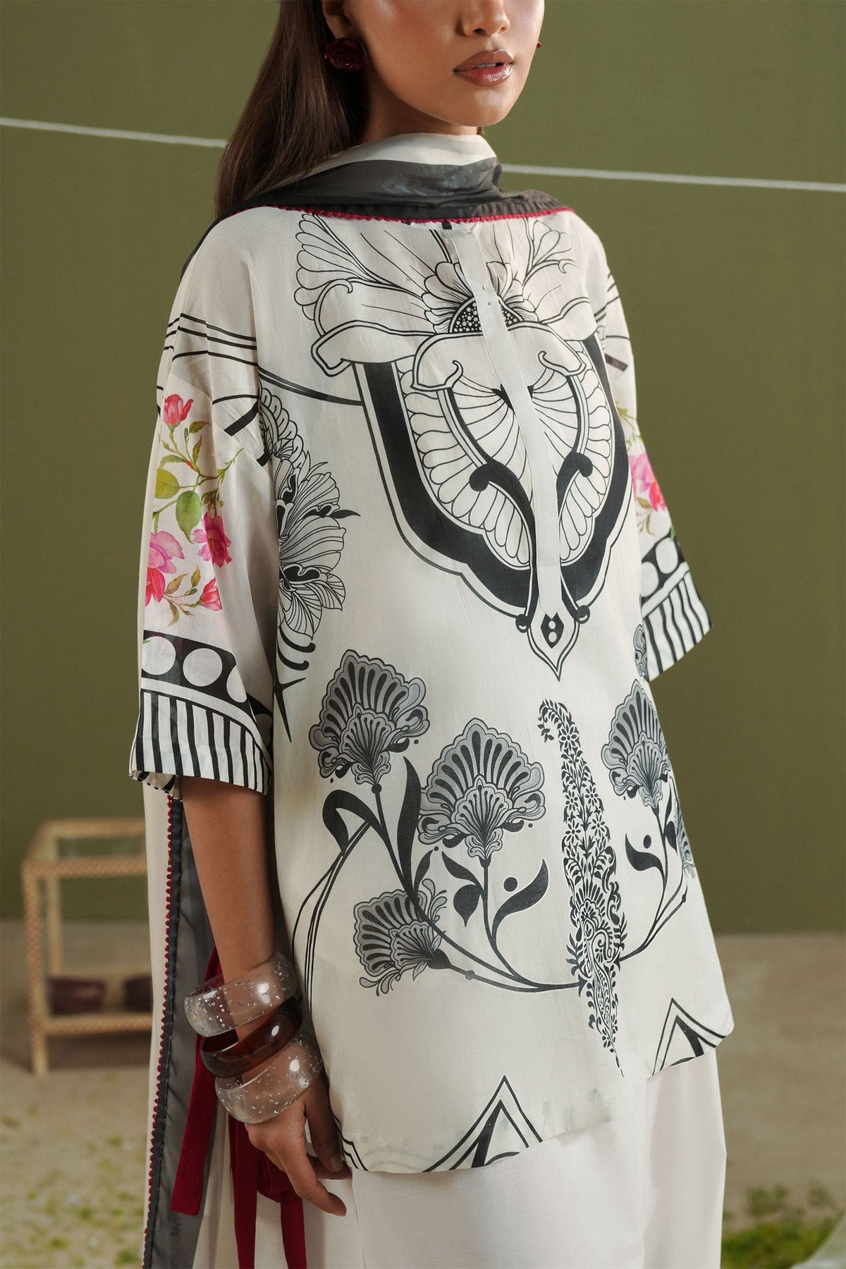 Zara Shahjahan | Coco Prints 26 | Raya-10A - Designer Dress - Type : Ladies Clothes - Available at Libayah - 100% Original