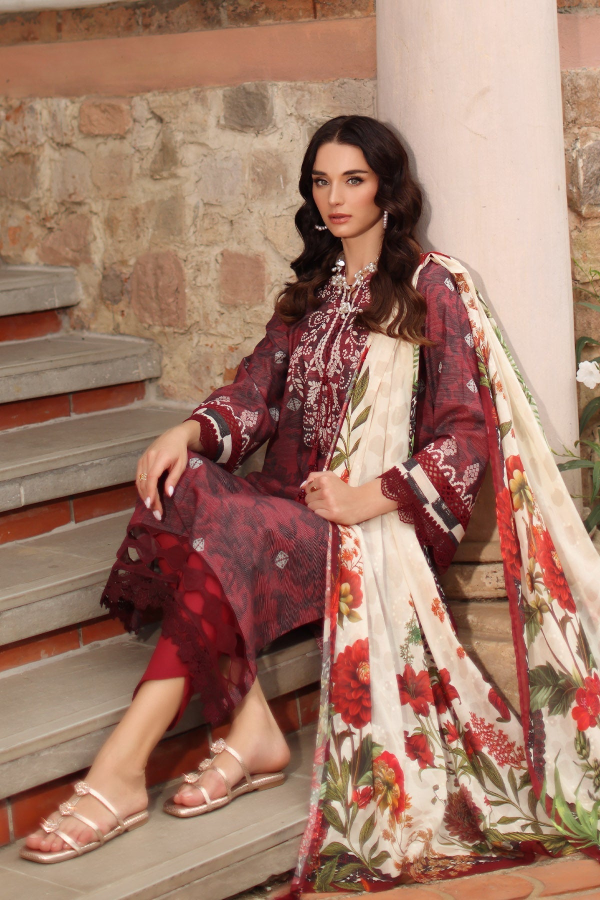 Nureh | Signature Prints 26 | SP-208 by Nureh - Designer Dress  - Type : Ladies Clothes - Available at Libayah - 100% Original 