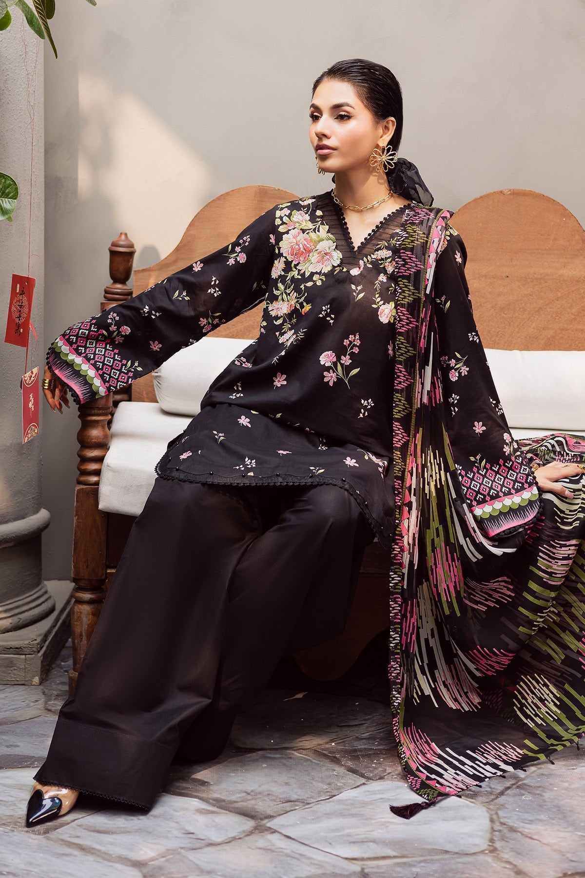Nureh | Signature Prints 26 | SP-162 by Nureh - Designer Dress  - Type : Ladies Clothes - Available at Libayah - 100% Original 