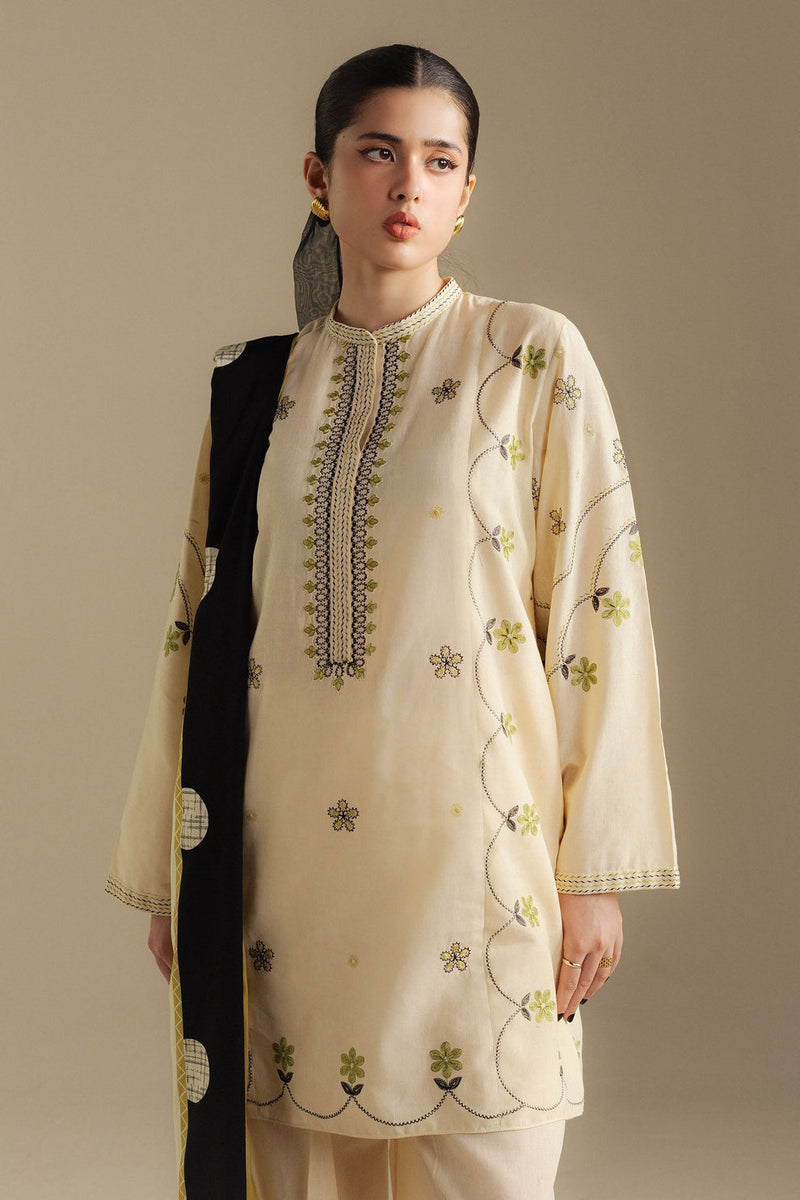 Zara Shahjahan | Coco Winter 25 | Fawn-8B - Designer Dress - Type : Ladies Clothes - Available at Libayah - 100% Original