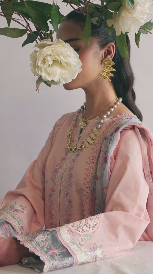 Qalamkar | Qlinekari Lawn | DC-11 Hedi by Qalamkar - Designer Dress - Type: Ladies Clothes - Available at Libayah - 100% Original