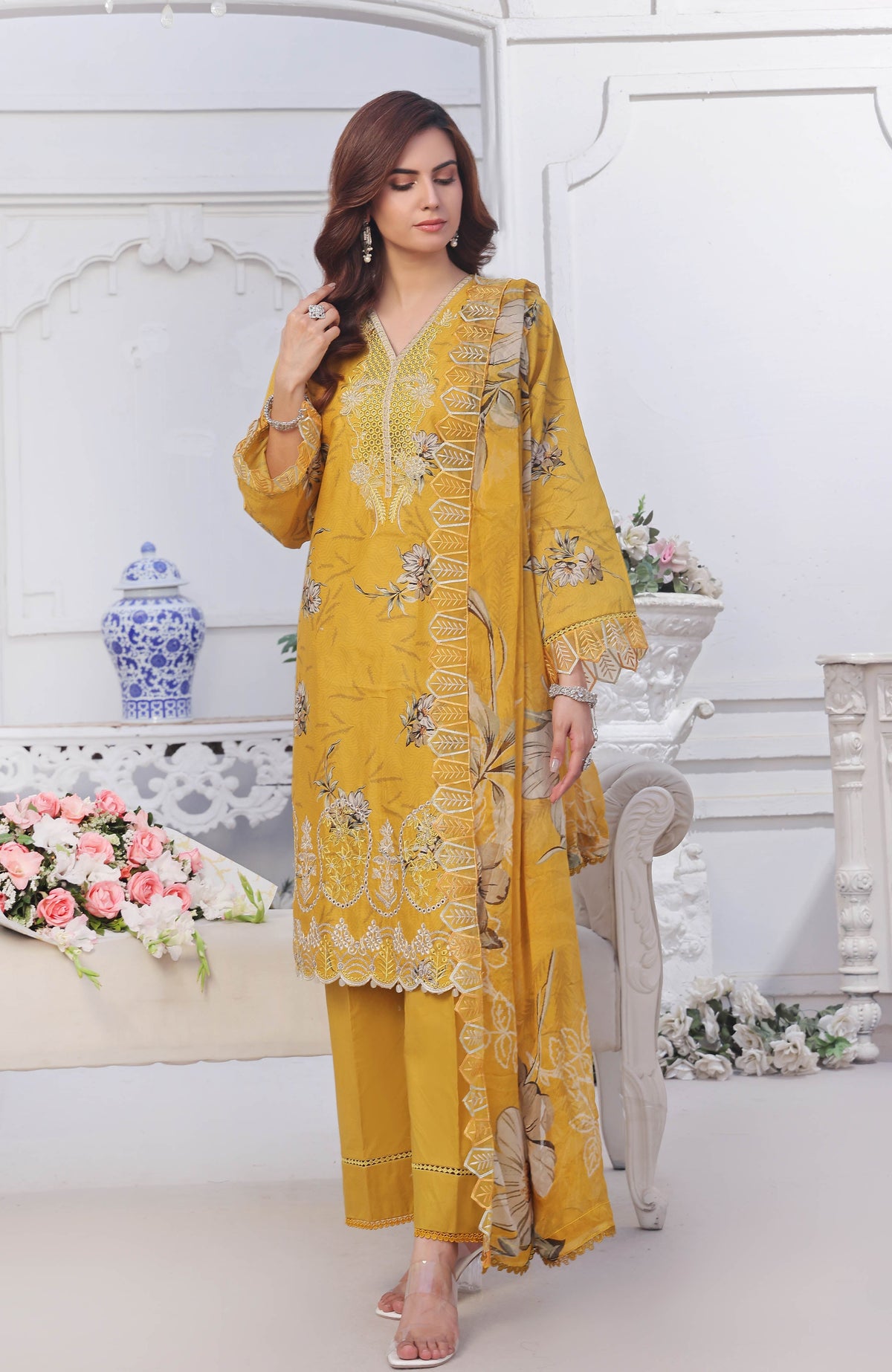 Al Zohaib | Applique Kari Cutwork Edit 25 | ACE-25-05 by Alzohaib - Designer Dress - Type: Ladies Clothes - Available at Libayah - 100% Original